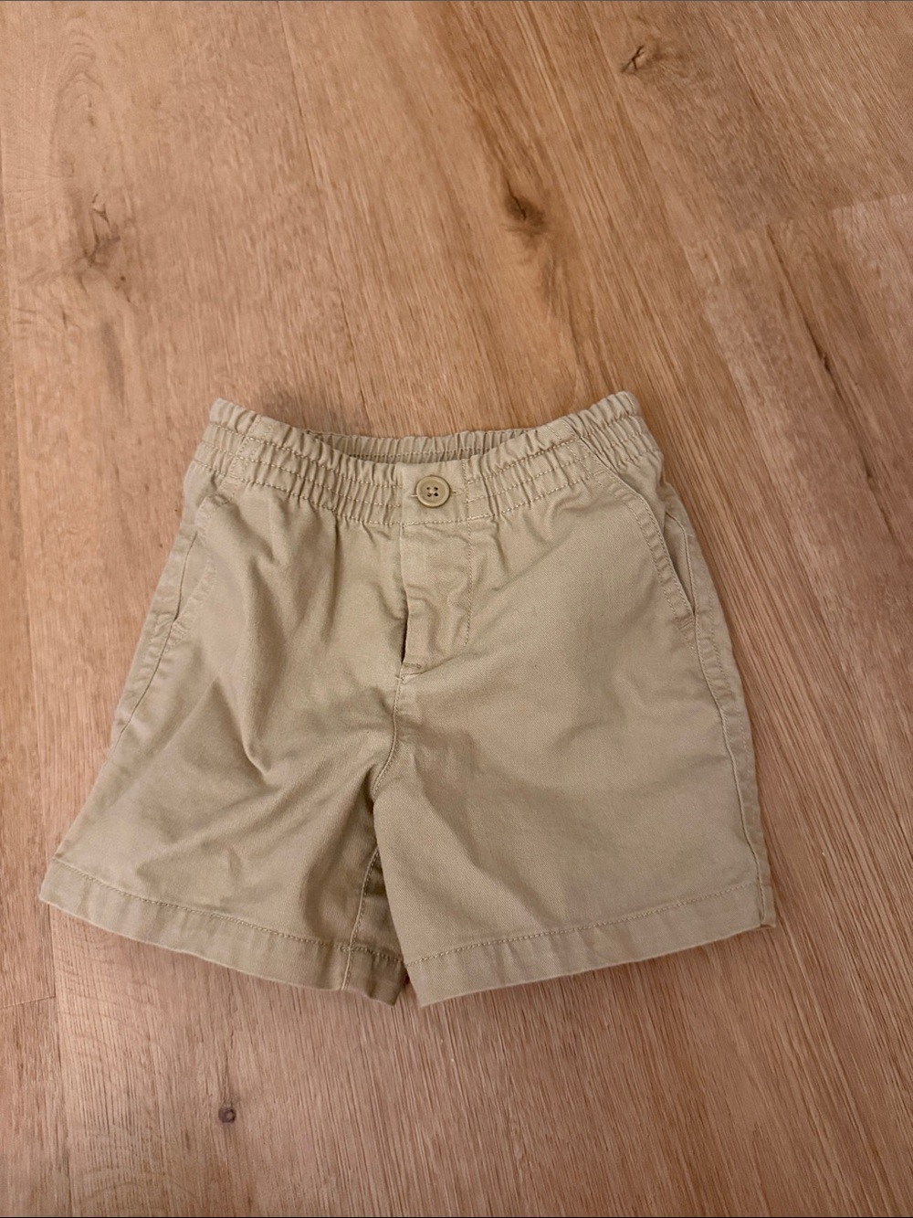 Ralph Lauren Khaki Toddler Shorts - Picture 2 of 3